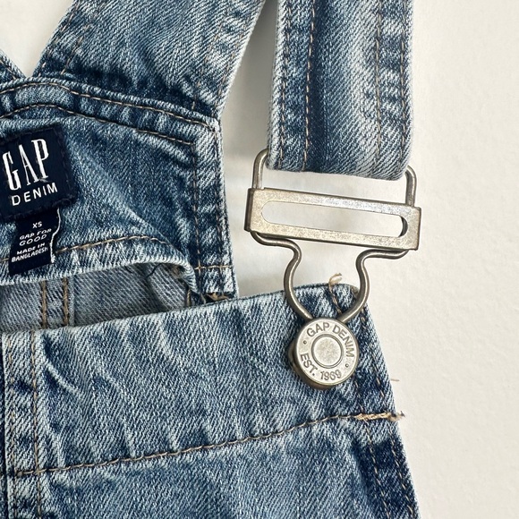 GAP denim overalls size xs - Picture 3 of 6